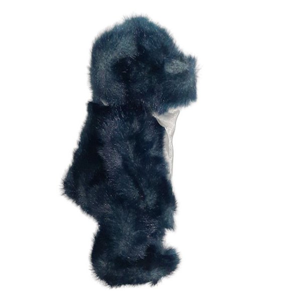 2000 Russ Berrie The Bon Marche Frango Blue Bear Plush Stuffed Bean Bag Toy 13" - Picture 6 of 7